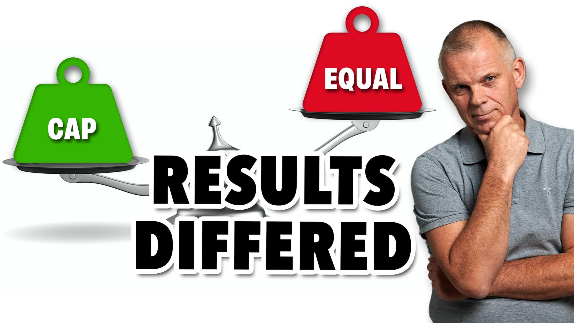 Equal weight vs. cap weight with photo of Julius de Kempenaer